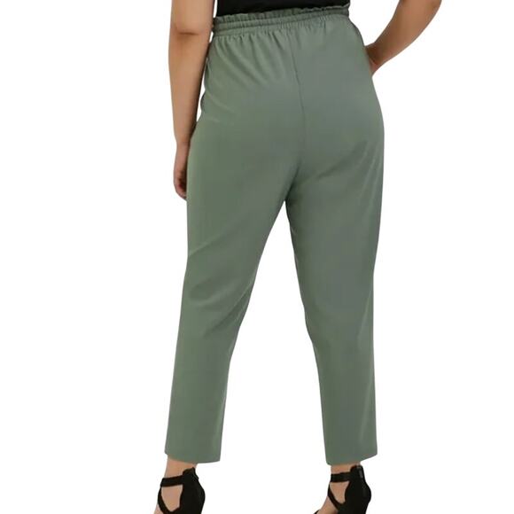 Torrid Sage Green Crepe pants size 2X - Picture 2 of 4